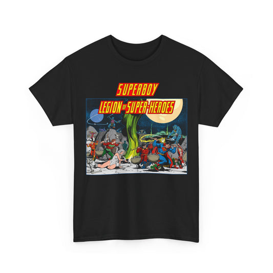Superboy & Legion of Super-Heroes T-Shirt - Jim Starlin Art - DC Comics