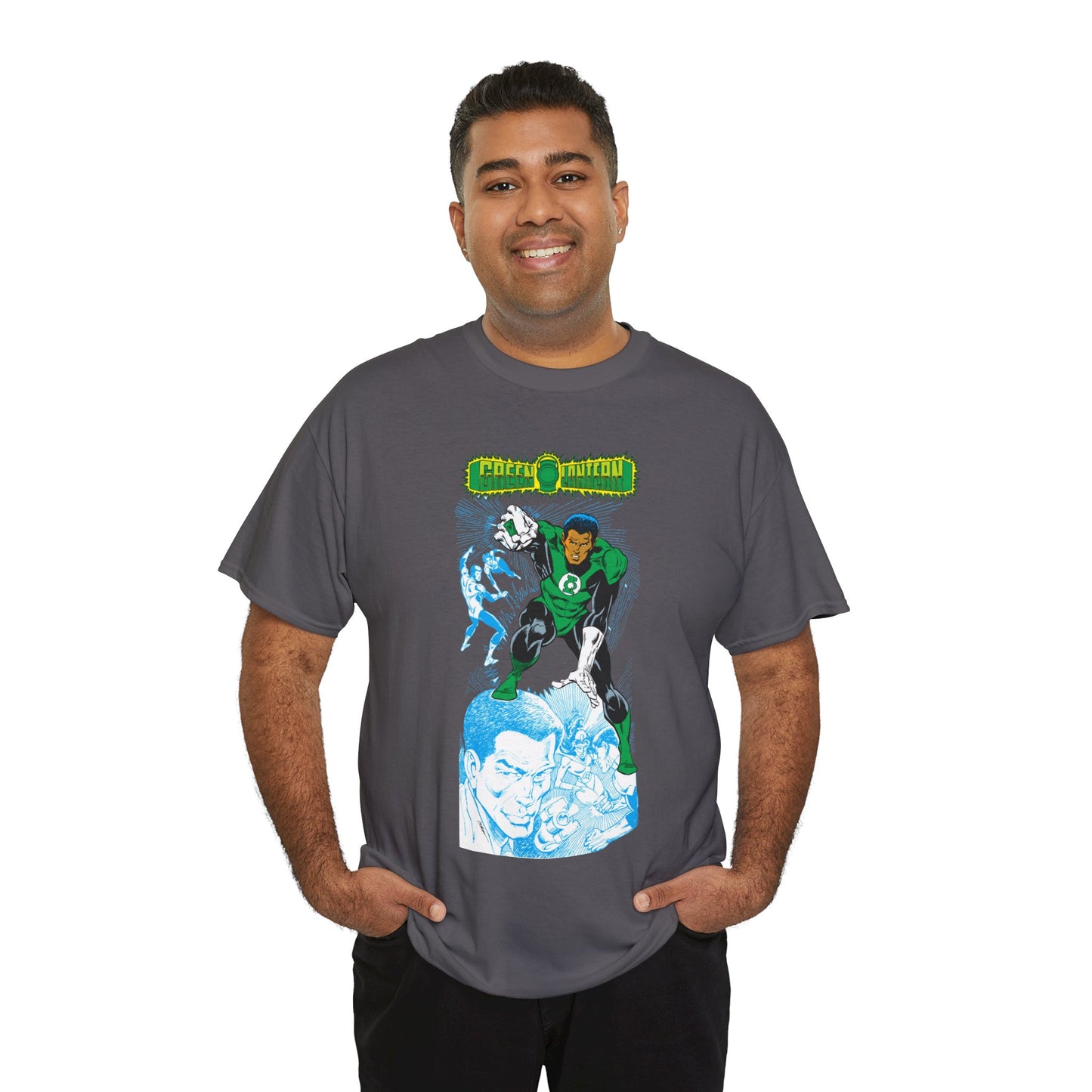 John Stewart Green Lantern T-Shirt - Joe Staton Art - Who's Who in the DC Universe Art - Sector 2814 - DC Comics