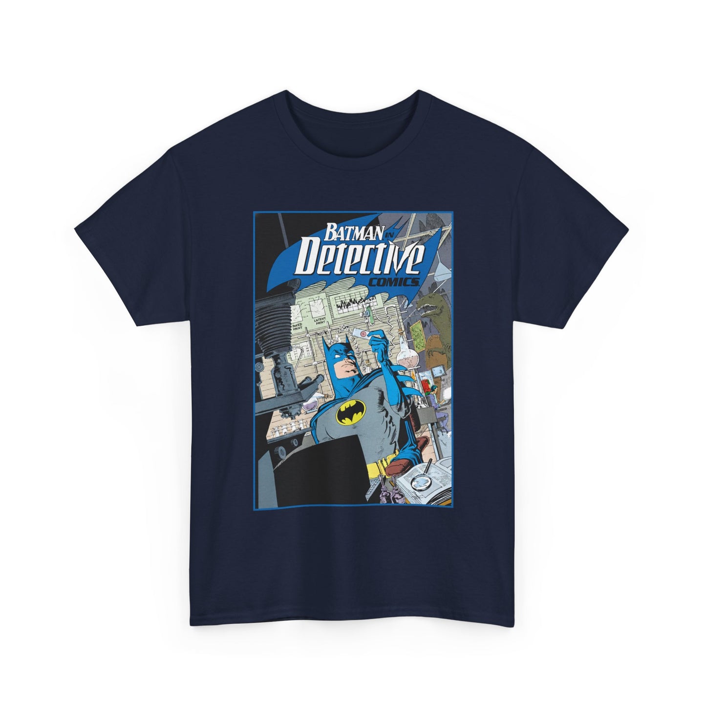 Detective Comics #619 T-Shirt - Norm Breyfogle Art - Batman in His Lab - DC Comics