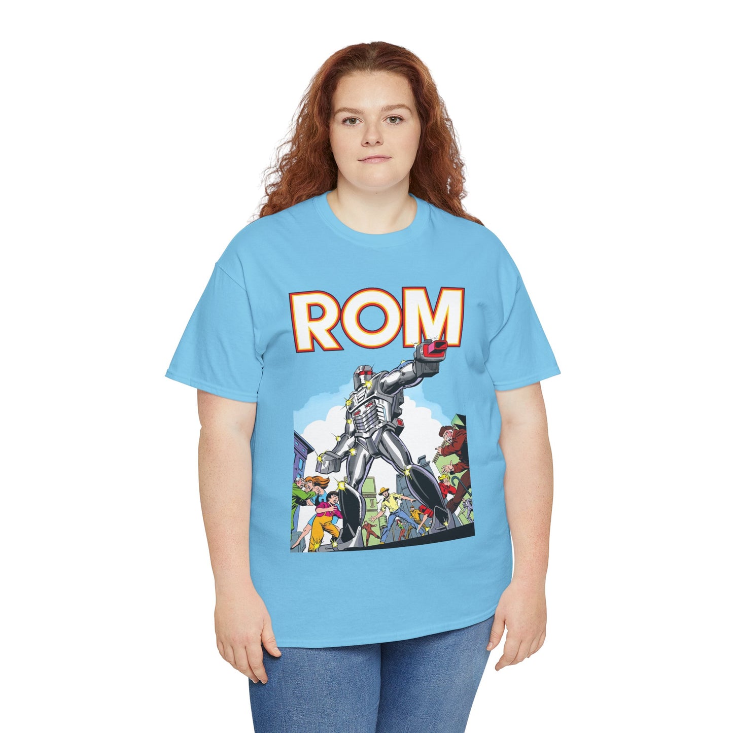 Rom: Spaceknight T-Shirt - Marvel Comics Art- Retro Character - Dire Wraiths