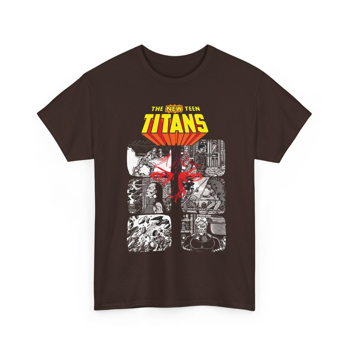 New Teen Titans T-Shirt - George Perez Art - Judas Contract - Eyes of Tara Markov - Tales of the Teen Titans #42 Cover Art - DC Comics
