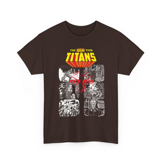 New Teen Titans T-Shirt - George Perez Art - Judas Contract - Eyes of Tara Markov - Tales of the Teen Titans #42 Cover Art - DC Comics