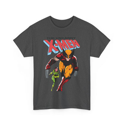 Wolverine & Rogue T-Shirt - Paul Smith Art - X-Member, Mutants - Marvel Comics - Uncanny X-Men #173 Cover - Logan
