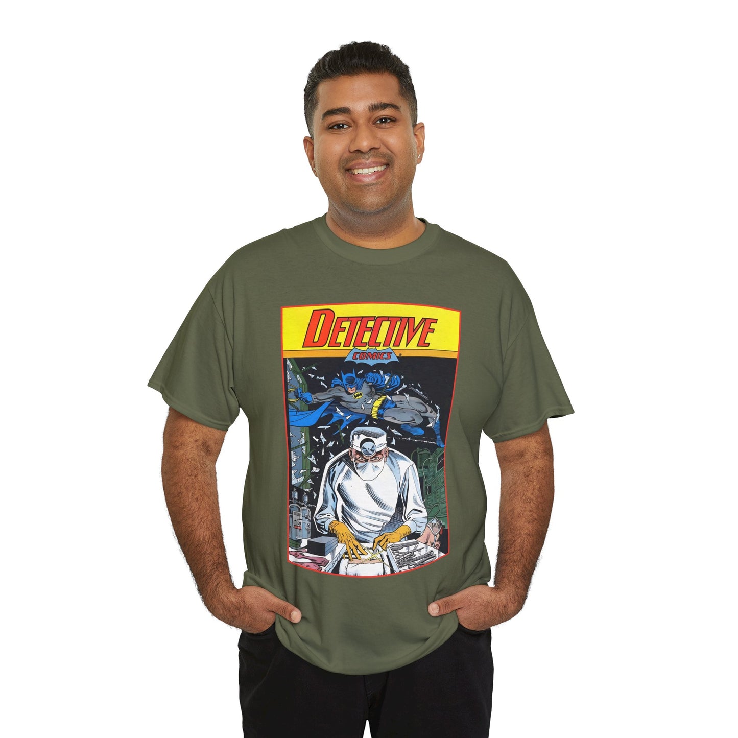 Detective Comics T-Shirt - Norm Breyfogle Art - Batman Vs Crime Doctor - DC Comics