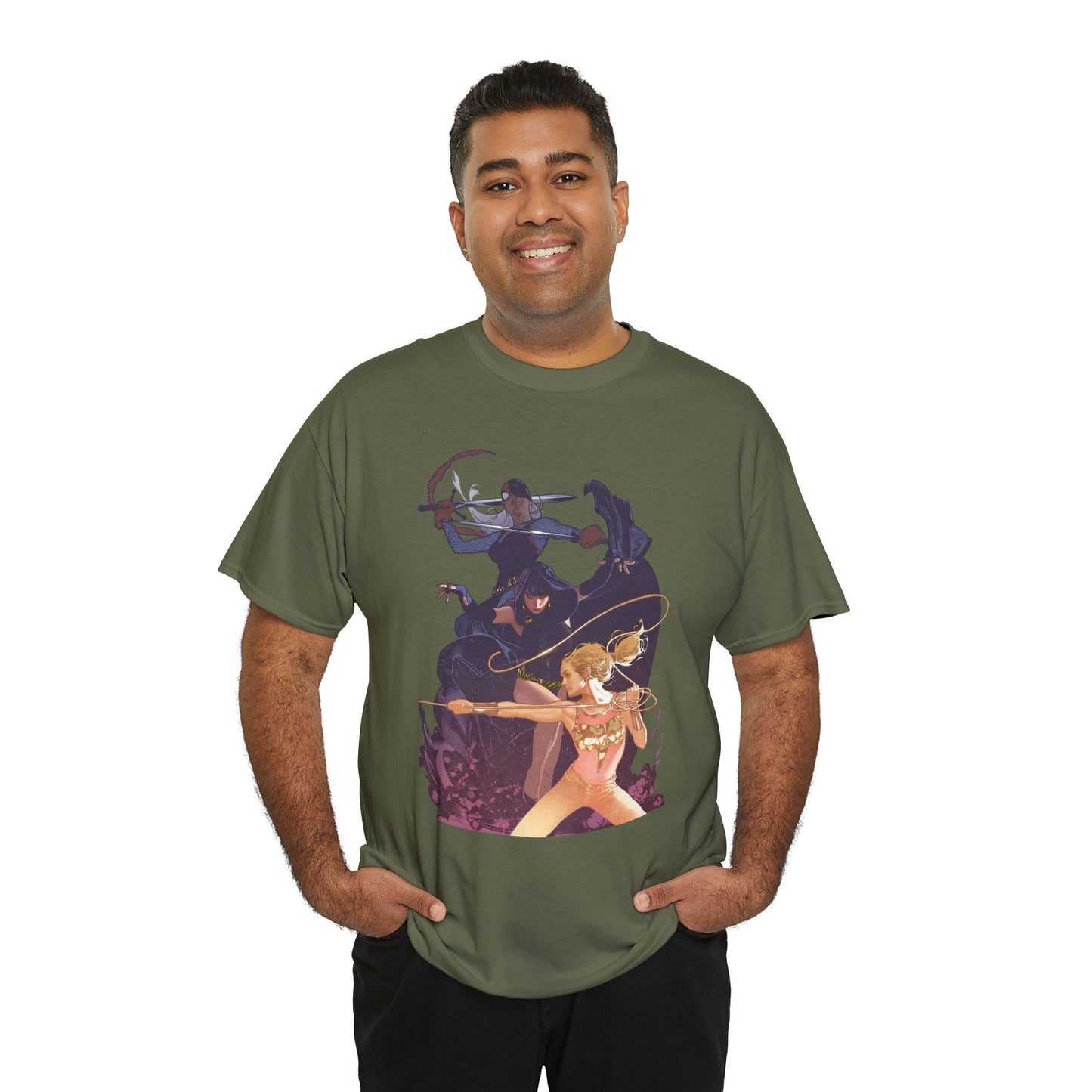 Raven, Wonder Girl, Ravager T-Shirt - Adam Hughes Art - Teen Titans #88 Variant Cover - DC Comics