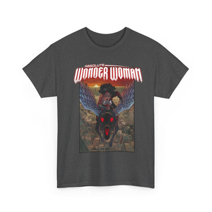 Absolute Wonder Woman T-Shirt - Hayden Sherman Art - DC Comics All-In - Raised in Hell by Circe - Riding Pegasus