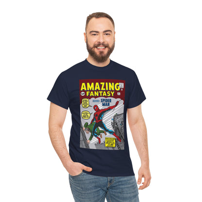 Amazing Fantasy #15 T-Shirt - Steve Ditko Art - 1st Appearance of Spider-Man - 2026 Movie - Marvel Comics
