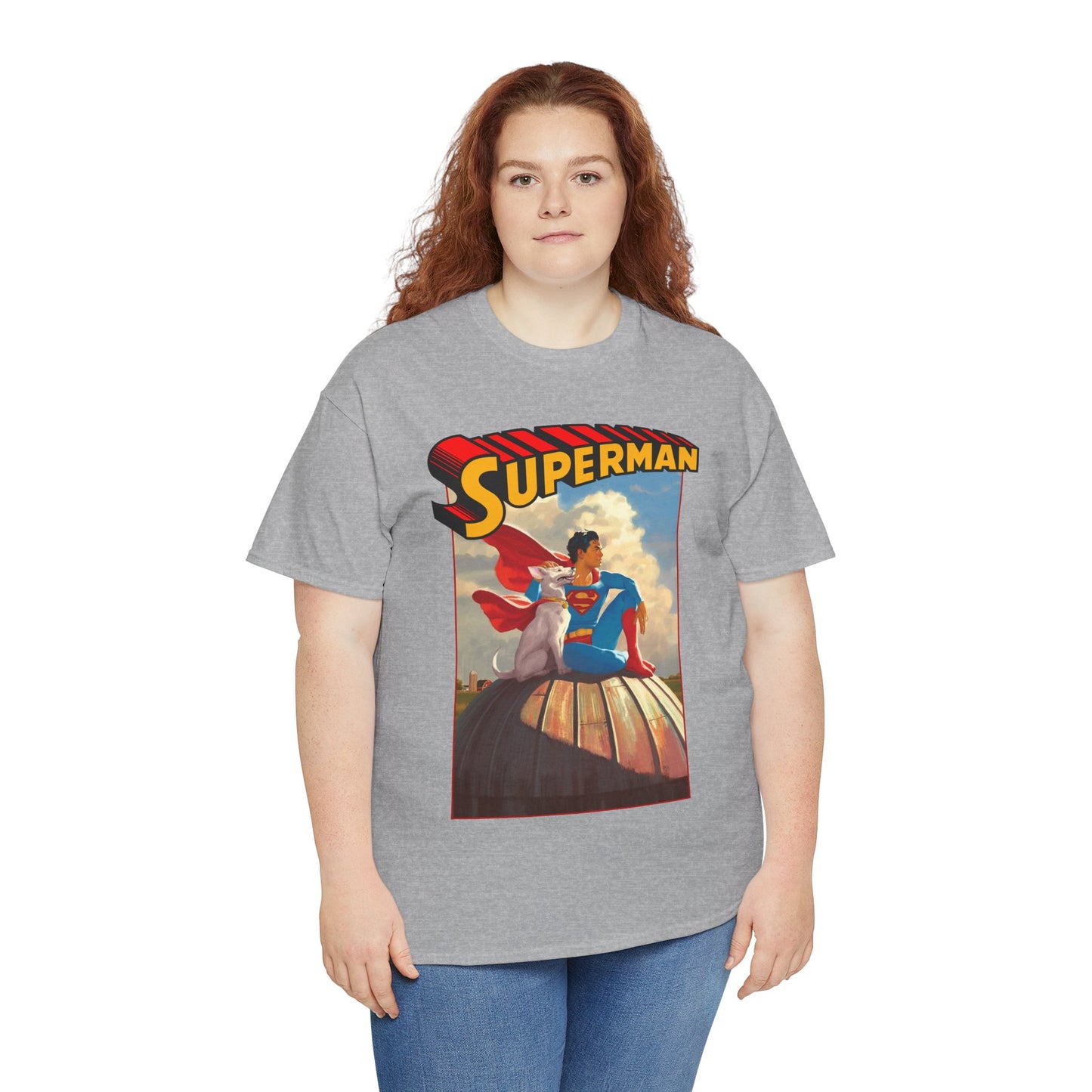 Superman & Krypto T-Shirt - 2025 Movie - Superdog from Krypton - Man of Steel, Smallville - DC Comics