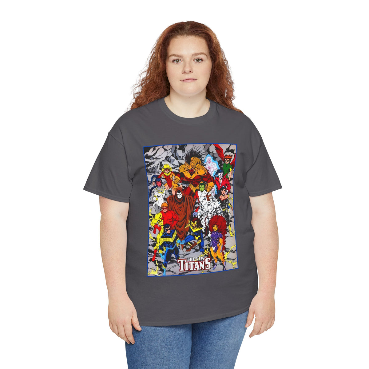 New Titans T-Shirt - Tom Grummett Art - Nightwing, Pantha, Phantasm, Wildebeest, Red Star, Troia - DC Comics