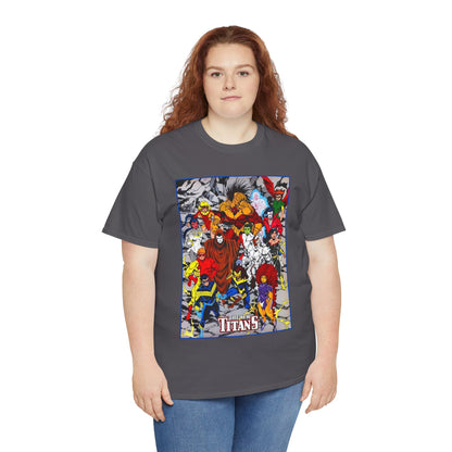New Titans T-Shirt - Tom Grummett Art - Nightwing, Pantha, Phantasm, Wildebeest, Red Star, Troia - DC Comics