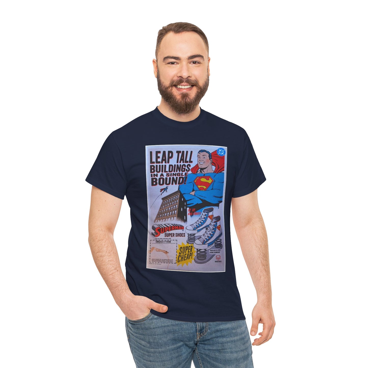 Superman Ad T-Shirt - Dave Johnson Art - #21 Variant Cover Art - DC Comics