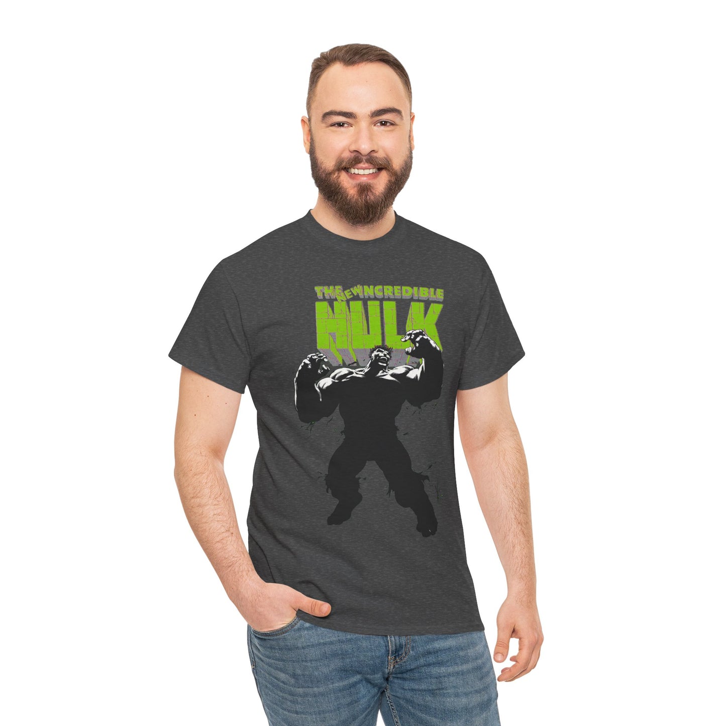 Incredible Hulk T-Shirt - Dale Keown Art - Bruce Banner, Gamma Radiation - Peter David 1990s Run - Marvel Comics