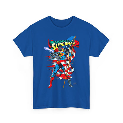 Cyborg Superman T-Shirt - Dan Jurgens Art - Reign of the Supermen Enemy - 1990s Storyline After the Death of Superman - DC Comics
