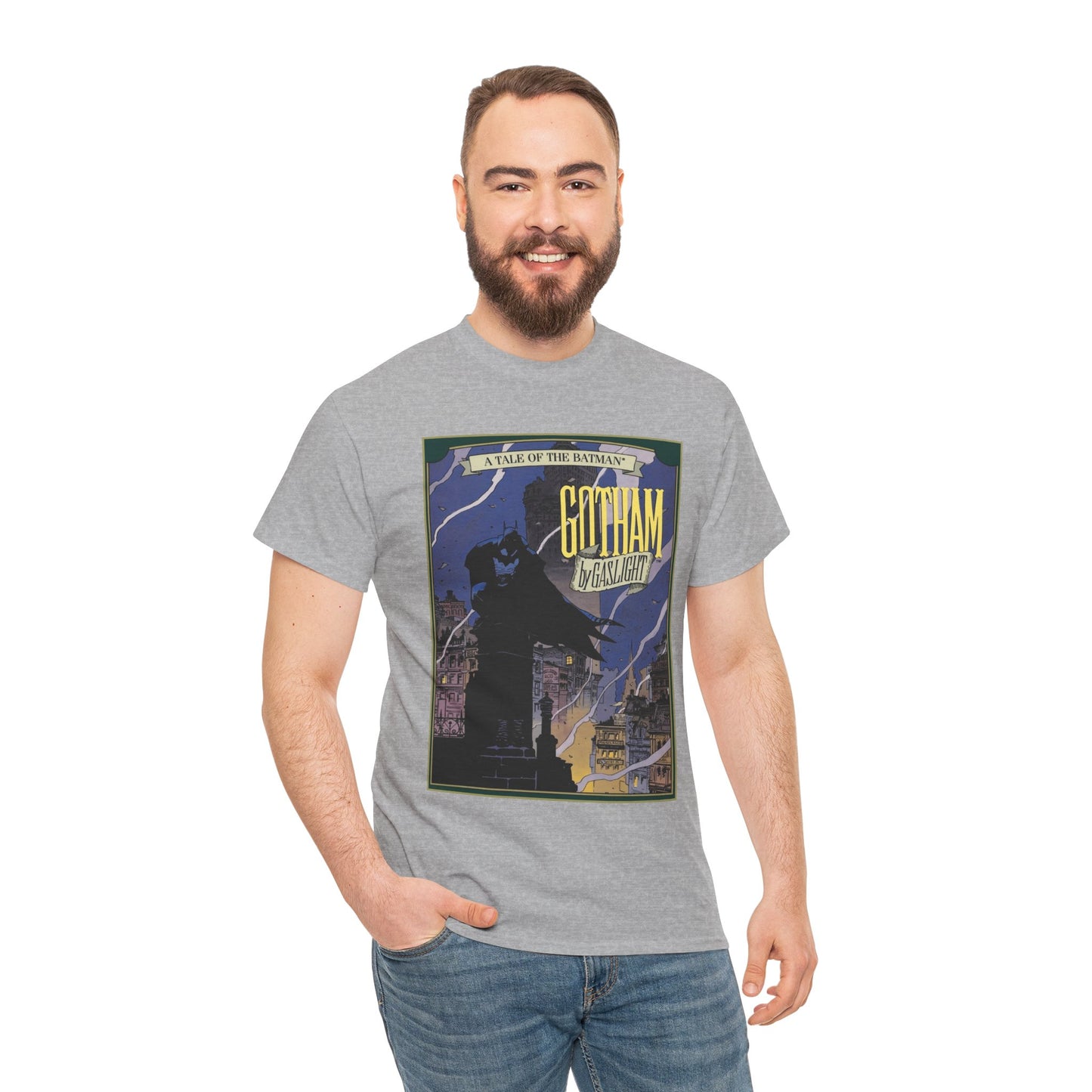 Batman: Gotham by Gaslight T-Shirt - Mike Mignola Art - 19th Century Jack the Ripper Story - Elseworlds - DC Comics