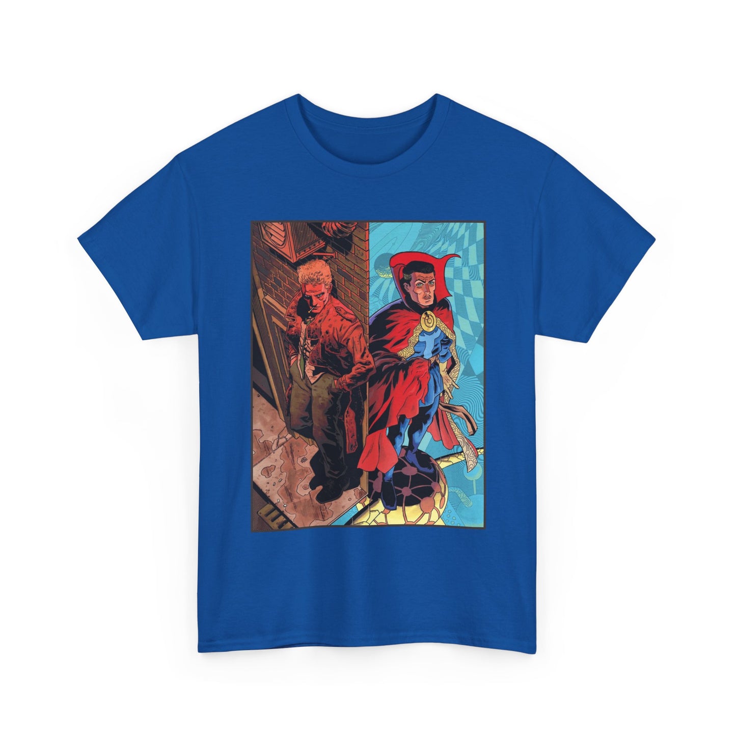 John Constantine & Dr. Strange T-Shirt - DC & Marvel Comics