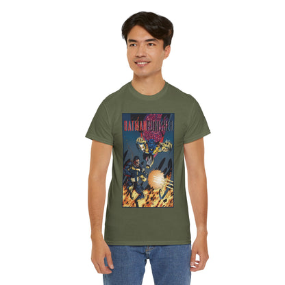 Batman/Punisher T-Shirt - Barry Kitson Art - Lake of Fire, AzBats - DC Comics/Marvel Comics