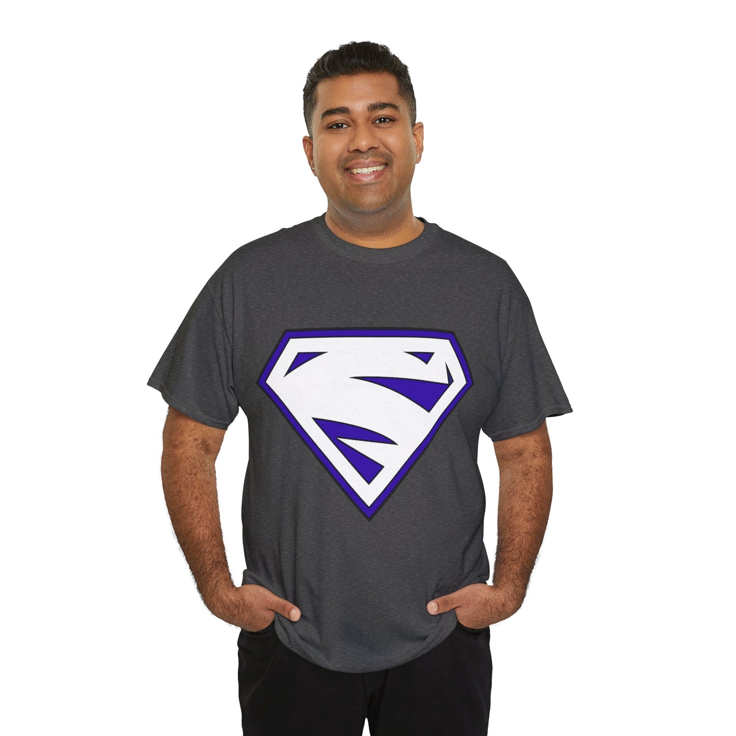 Electric Superman Logo T-Shirt - Clark Kent - Man of Steel - DC Comics - 1990s Storyline