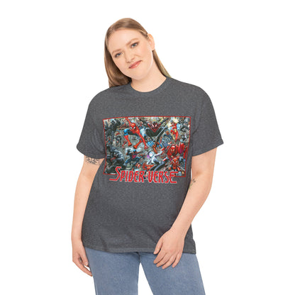 Spider-Verse T-Shirt - Arthur Adams Art - Spider-Man, Venom, Spider-Man 2099, Miles Morales, Spider-Woman - Marvel Comics