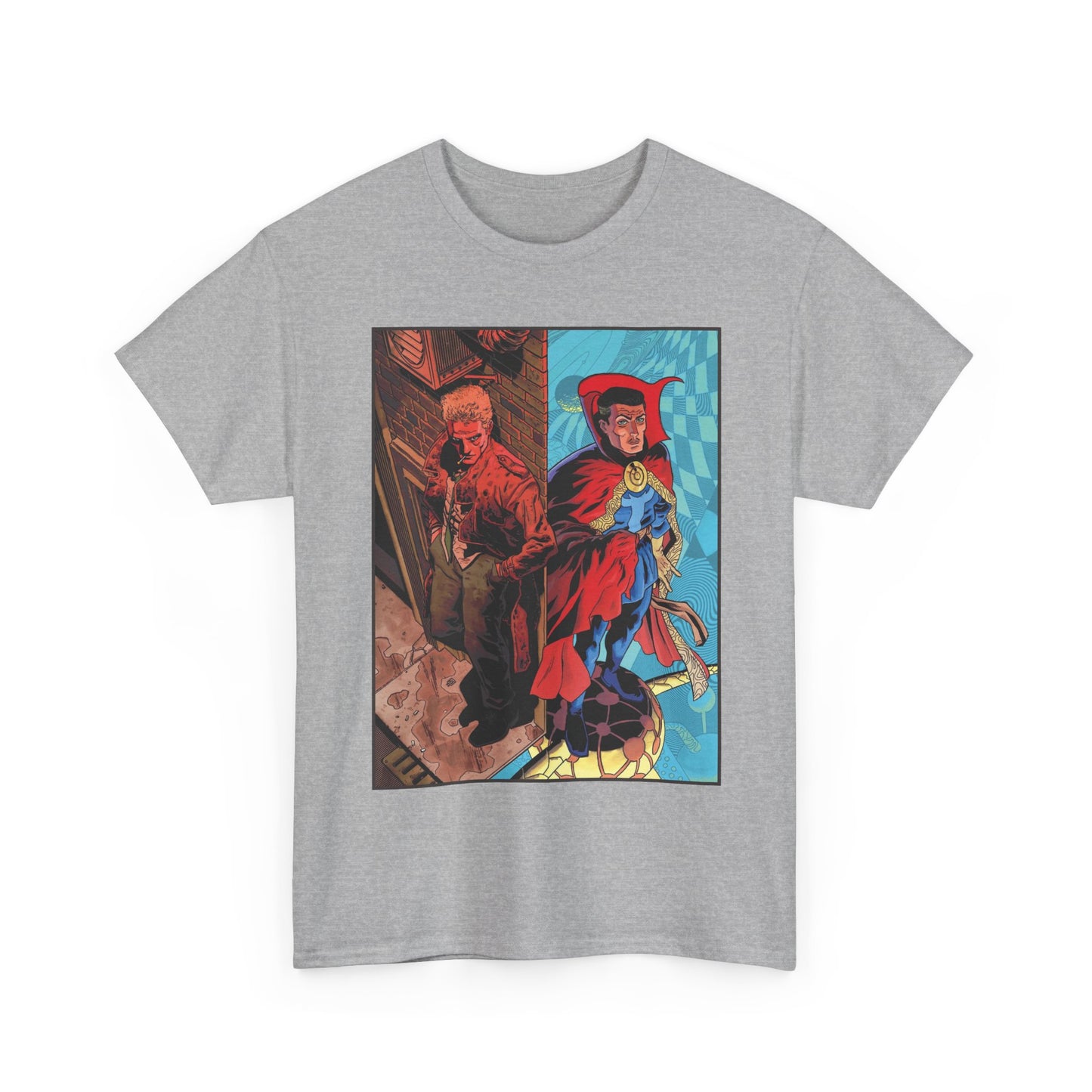 John Constantine & Dr. Strange T-Shirt - DC & Marvel Comics