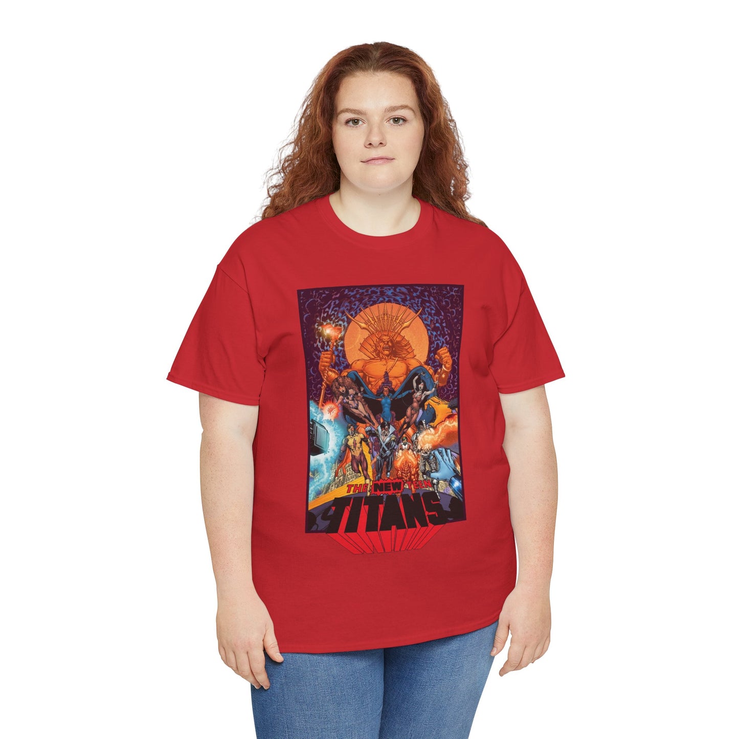 New Teen Titans T-Shirt - George Perez Art - Trigon's Titans - Raven - DC Comics