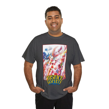 Justice Society of America T-Shirt - Alex Ross Art - JSA - Power Girl, Huntress, Robin, Starman, Hawkman - DC Comics