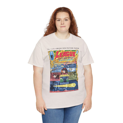 League of Extraordinary Gentlemen T-Shirt - Kevin O'Neill Art - Mina Murray, Captain Nemo, Allan Quatermain, Dr. Jekyll, & The Invisible Man - Alan Moore Story - DC Comics