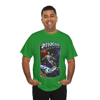 Silver Surfer T-Shirt - Amazing Joe Jusko Art - Marvel Comics Character - Former Herald of Galactus - Fantastic Four Connection - Norrin Radd