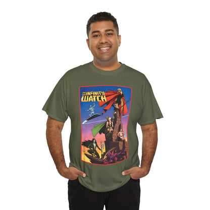 Infinity Watch T-Shirt - Jim Starlin Art - Adam Warlock, Silver Surfer, Moondragon, Pip the Troll - Marvel Comics