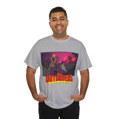 Outsiders T-Shirt - Batman: Brave & Bold Series - Halo, Geo-Force, Black Lightning, Katana, Metamorpho - DC Comics