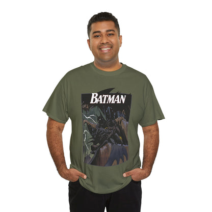 Batman T-Shirt - Norm Breyfogle Art - 1990s Dark Knight Detective - Gotham City - Perched on A Gargoyle - DC Comics