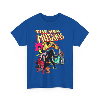 New Mutants T-Shirt - Sunspot, Cannonball, Mirage, Karma, Danni Moonstar - X-Men Characters - Marvel Comics - Mutant Students - Professor X