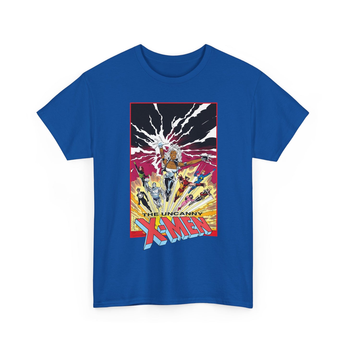 Uncanny X-Men T-Shirt - Marc Silvestri Art - Outback Era - Storm, Wolverine, Dazzler, Longshot, Psylocke, Rogue, Havok - Marvel Comics