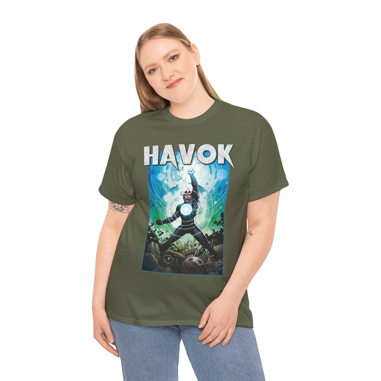 Havok T-Shirt - Greg Land Art - Alex Summers - X-Men, X-Factor Member & Leader - Mutant Hero - Brother to Scott Summers, Cyclops - Marvel Comics
