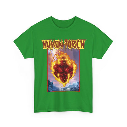 Human Torch T-Shirt - Howard Porter Art - Marvel Comics