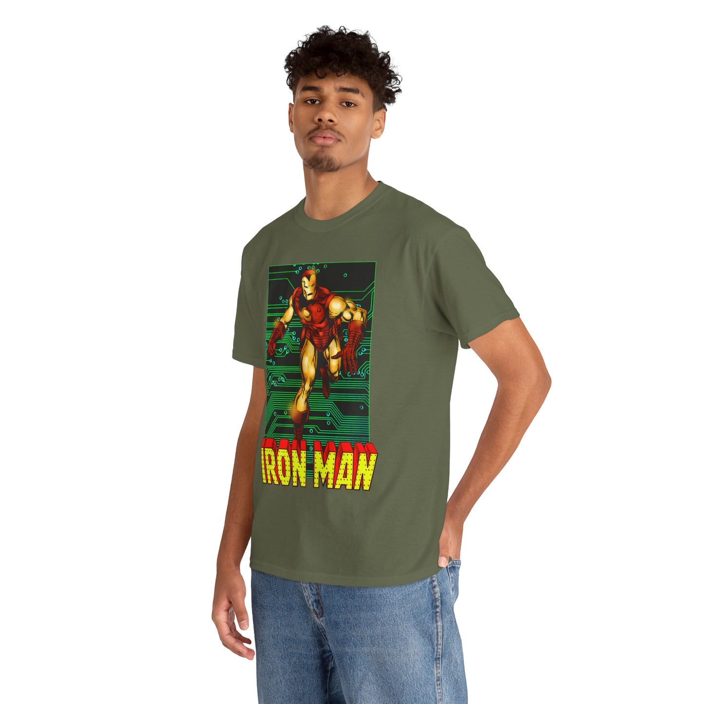 Iron Man T-Shirt - John Byrne Art - Tony Stark, Stark Industries - Avengers Member & Leader - Marvel Comics Armored Hero