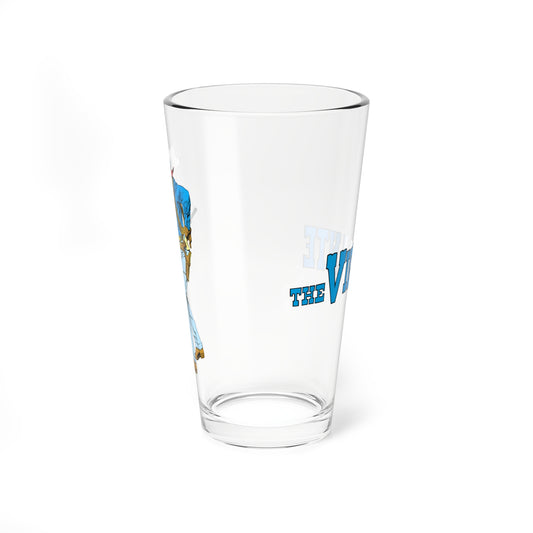 Vigilante Pint Glass, 16oz - Gray Morrow Art - Golden Age Character - Seven Soldiers of Victory - DC Comics