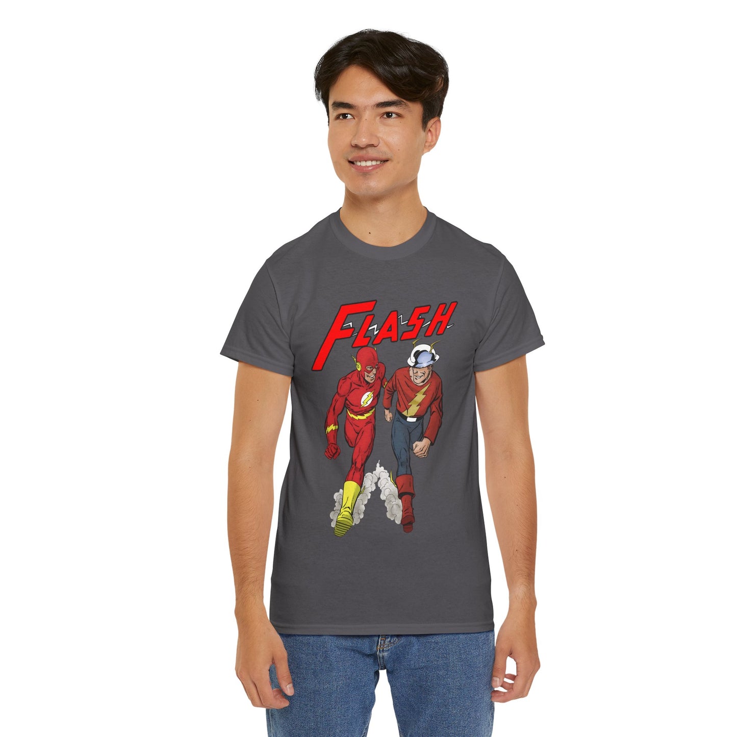 Flash T-Shirt - John Byrne - Barry Allen, Jay Garrick - Golden Age, Silver Age - DC Comics