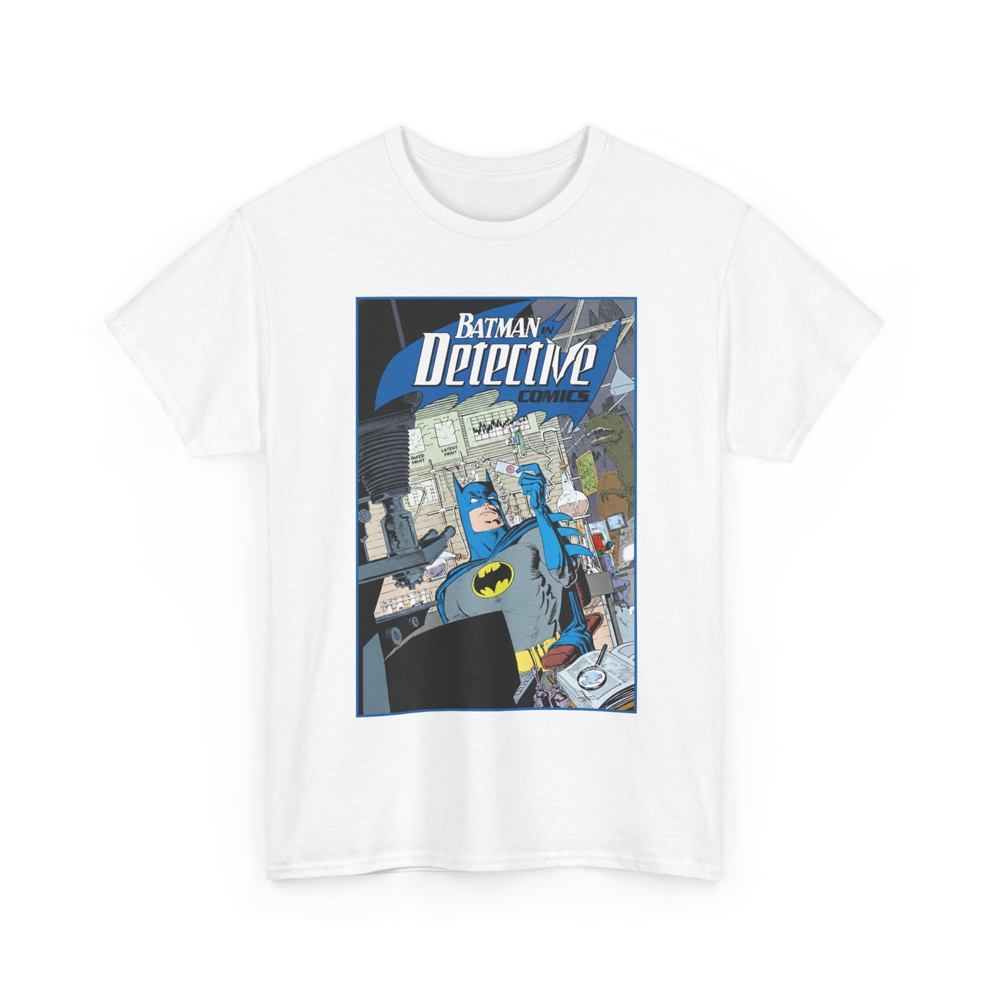 Detective Comics #619 T-Shirt - Norm Breyfogle Art - Batman in His Lab - DC Comics
