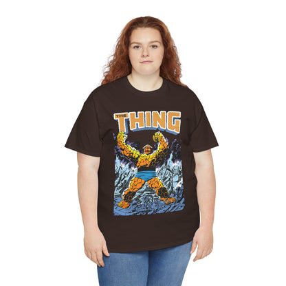The Thing T-Shirt - John Byrne Art - Member of the Fantastic Four - Marvel Comics 1980s - Ben Grimm