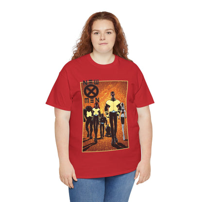 New X-Men T-Shirt - Frank Quitely Art - Wolverine, Cyclops, Jean Grey, Beast, Professor X - Marvel Comics - Grant Morrison Run