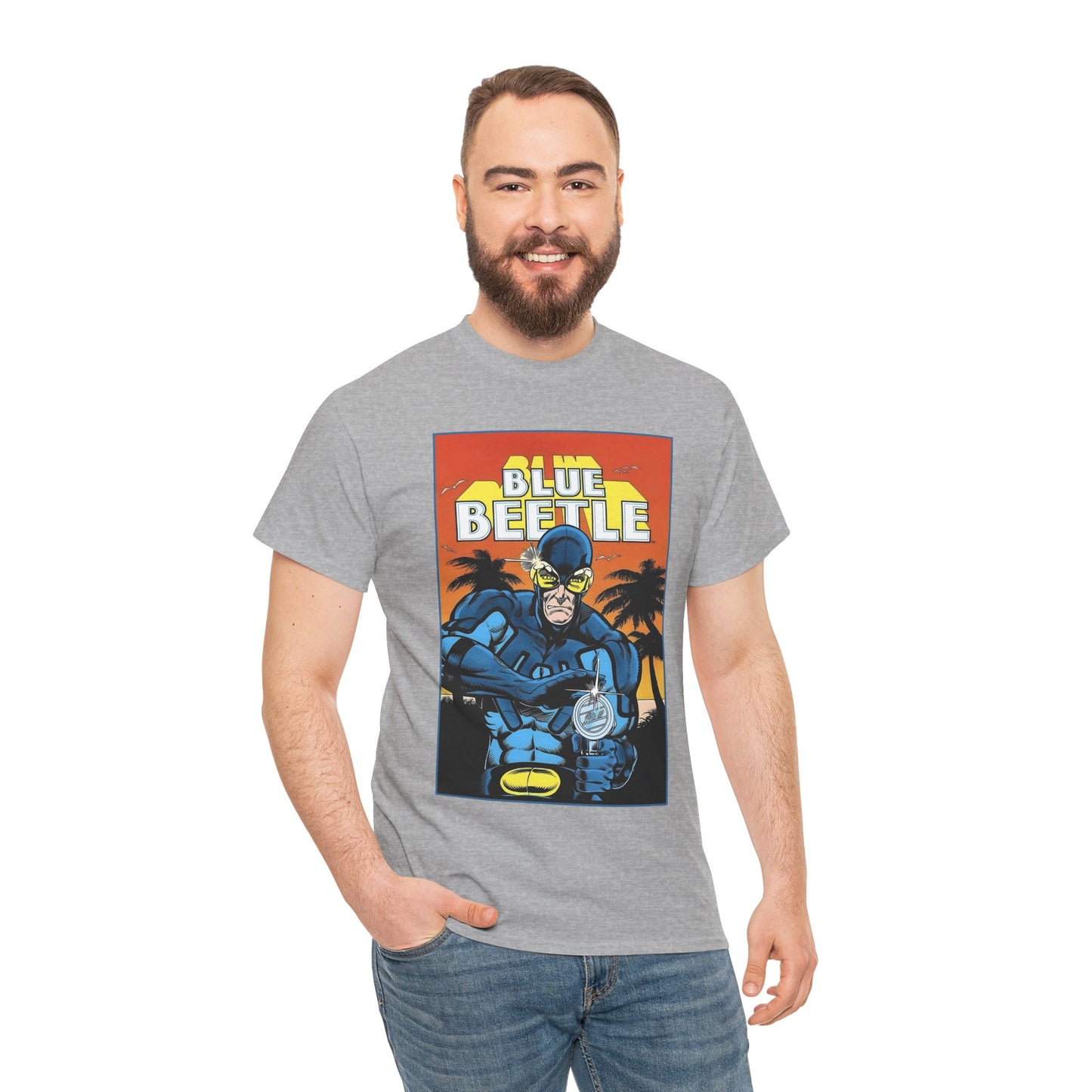 Blue Beetle T-Shirt - Ted Kord - 1980s DC Series - DC Comics