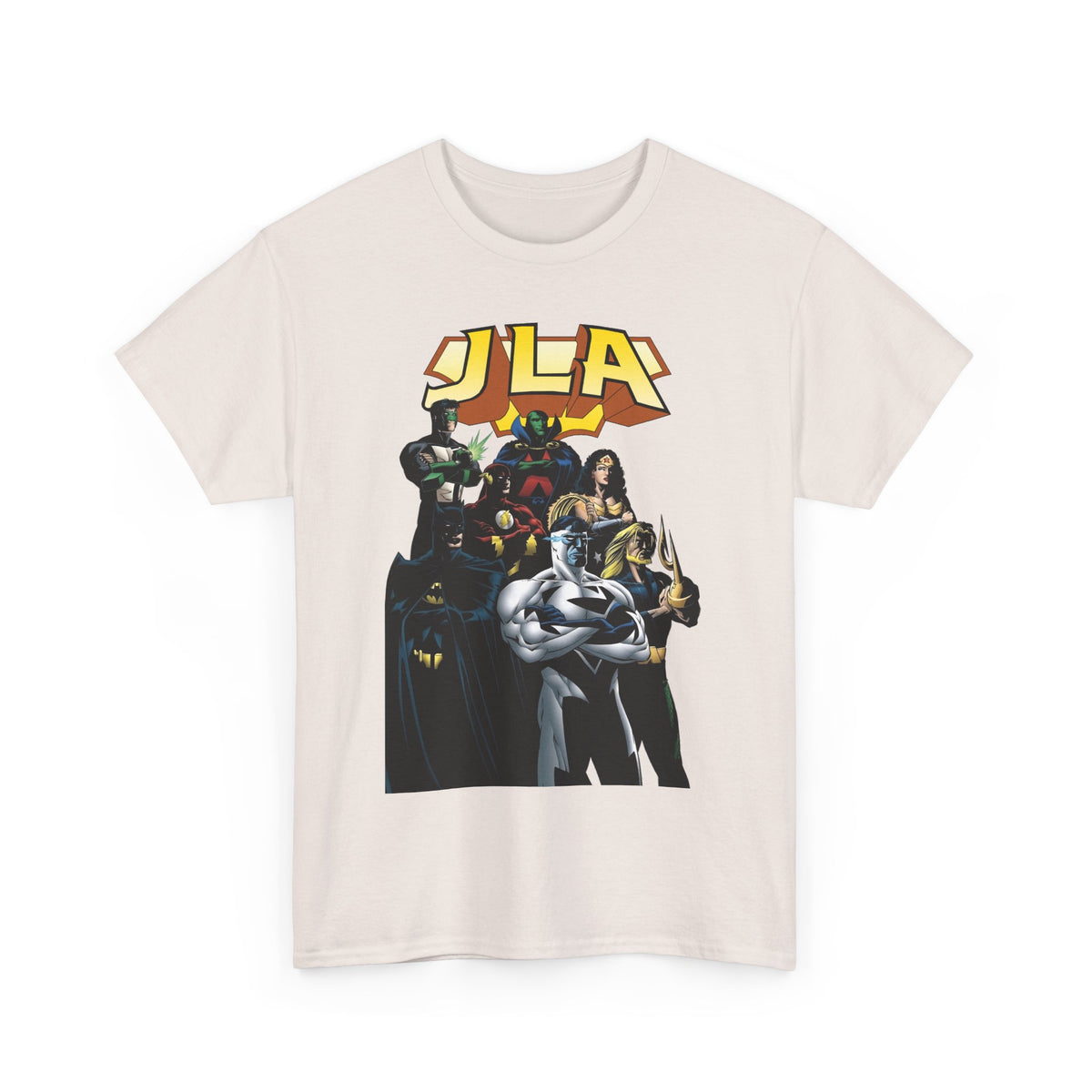 JLA T-Shirt - Howard Porter Art - Superman, Batman, Wonder Woman, Flash - DC Comics