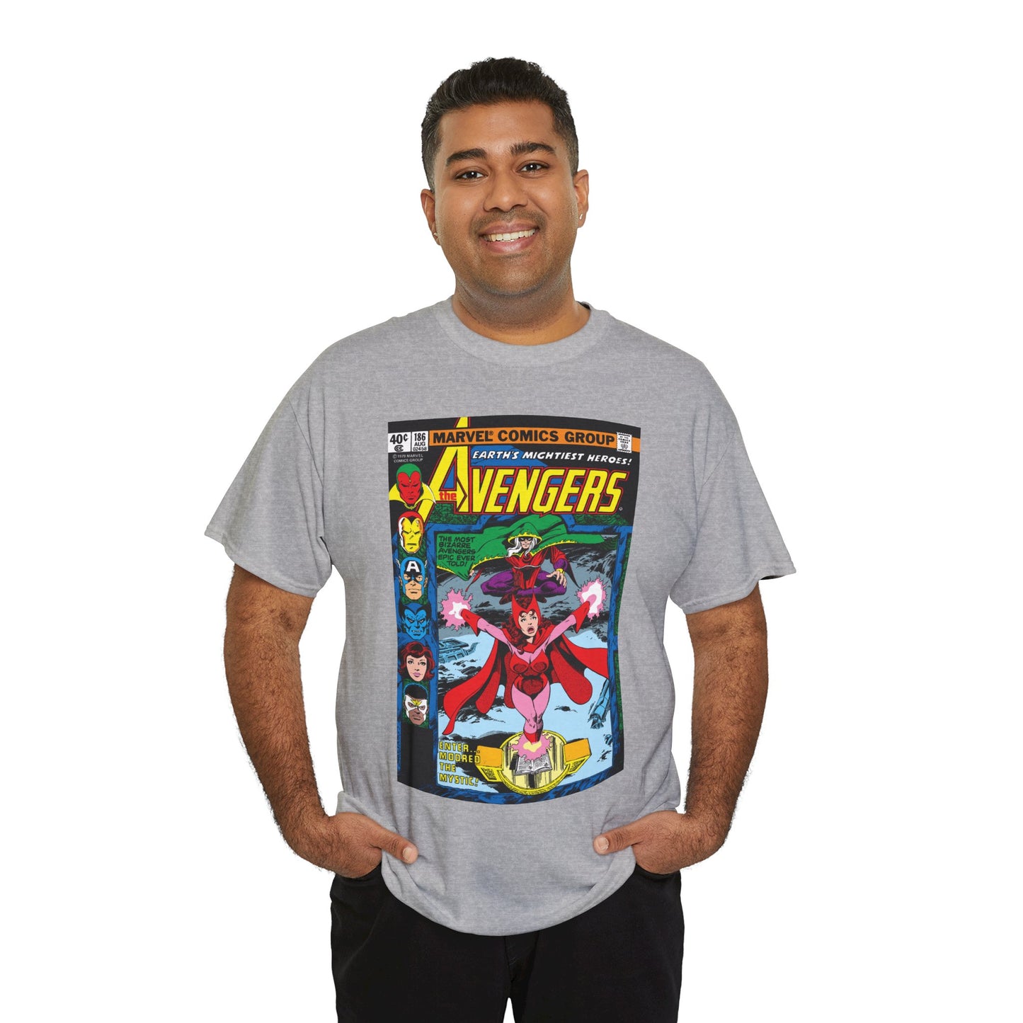 Avengers #186 T-Shirt - John Byrne Art - Scarlet Witch - Marvel Comics