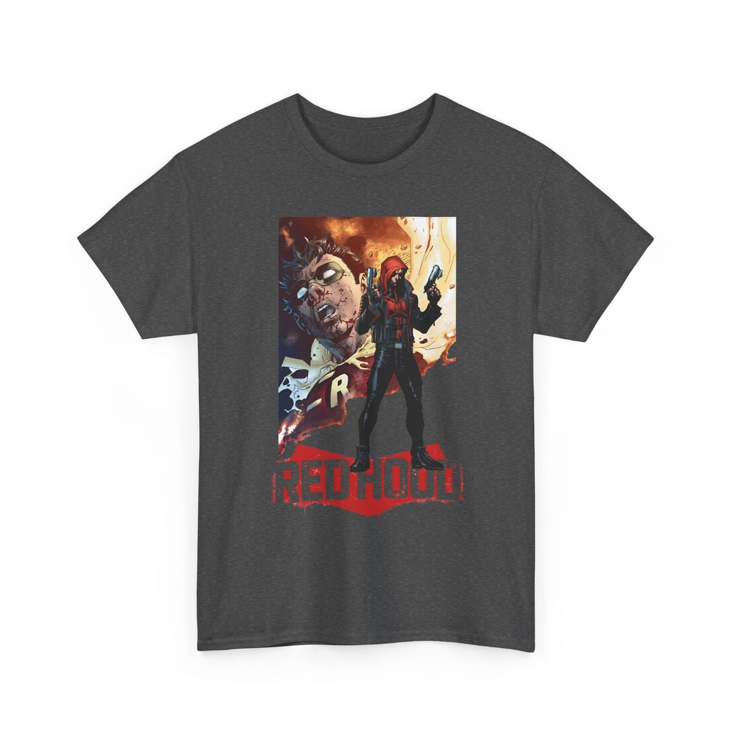 Red Hood T-Shirt - Jim Lee Art - Jason Todd, Batman Sidekick - Gotham Hero - DC Comics