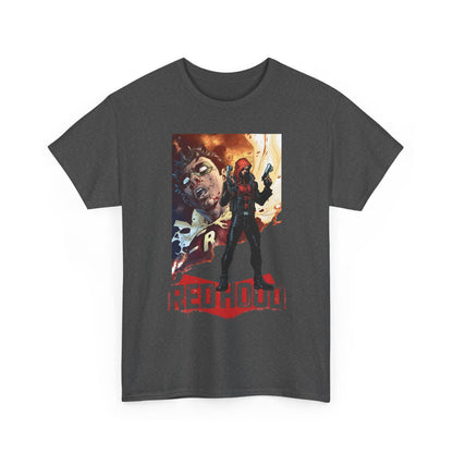 Red Hood T-Shirt - Jim Lee Art - Jason Todd, Batman Sidekick - Gotham Hero - DC Comics
