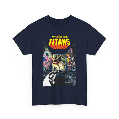 New Teen Titans T-Shirt - George Perez Art - Dr. Light, Titans Tower - DC Comics