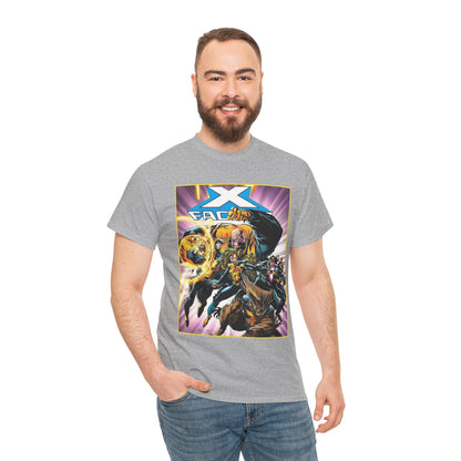 X-Factor T-Shirt -  Larry Stroman Art - Polaris, Havok, Strong Guy, Jamie Madrox - X-Men Spin-Off - Mutant Heroes - Marvel Comics