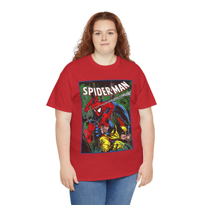 Spider-Man & Wolverine T-Shirt - Todd McFarlane Art - Marvel Comics