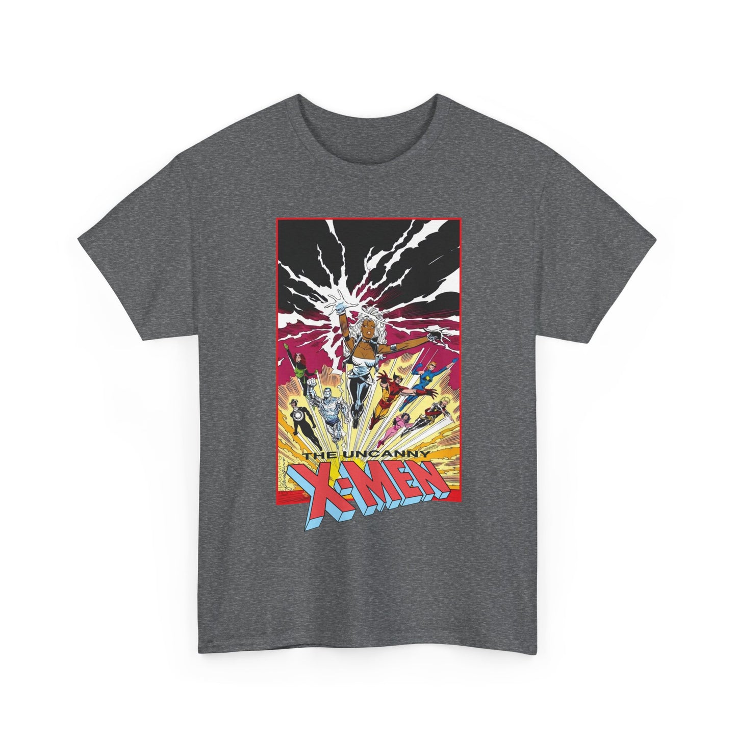 Uncanny X-Men T-Shirt - Marc Silvestri Art - Outback Era - Storm, Wolverine, Dazzler, Longshot, Psylocke, Rogue, Havok - Marvel Comics