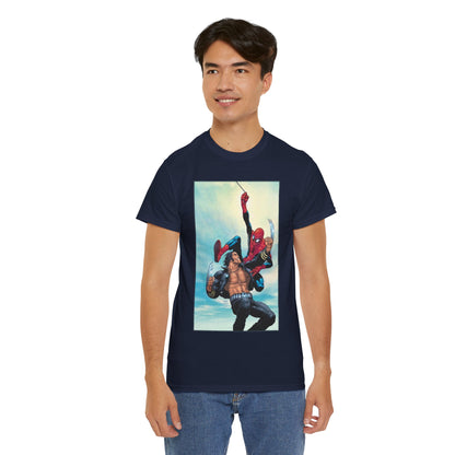 Wolverine Vs Spider-Man T-Shirt - Frank Quitely Art - Marvel Comics